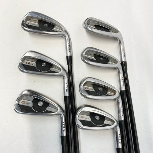 Vist Large View of Product Image Which is Used Ping G400 ORANGE DOT Mens Iron Set RH 6I-SW