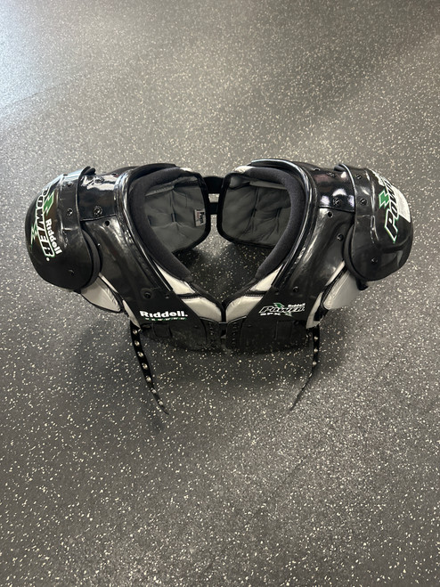 Vist Large View of Product Image Which is Used Riddell SPX AP FB Shoulder Pads Black XL