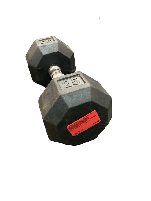 Vist Large View of Product Image Which is Used Hex Dumbbell (Each) 25 lb