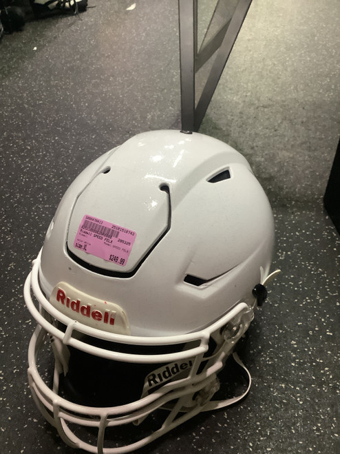 Vist Large View of Product Image Which is Used Riddell SPEED FELX FB Helmet White XL