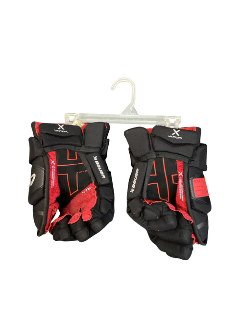 Vist Large View of Product Image Which is Used Bauer VAPOR X Senior Gloves Black 13"