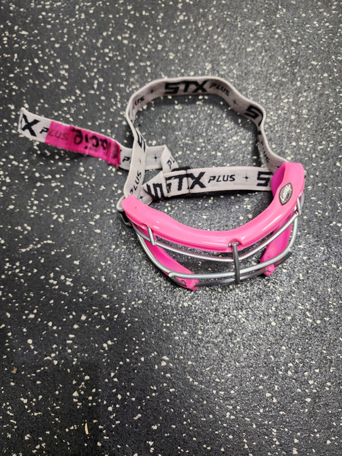 Vist Large View of Product Image Which is Used STX SIGHT PLUS Lacrosse Facial Protect Pink Youth
