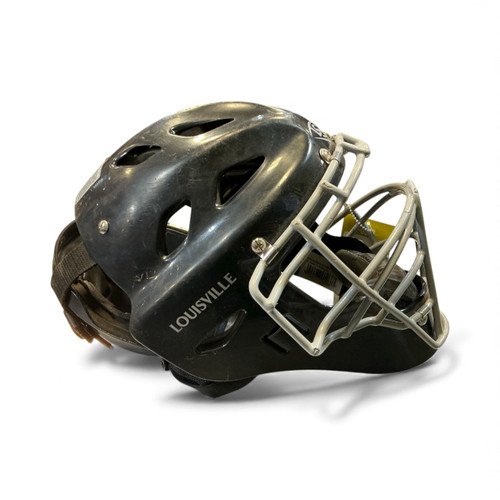 Vist Large View of Product Image Which is Used Louisville Slugger S514-STY Catchers Helmet w/Mask Black SM