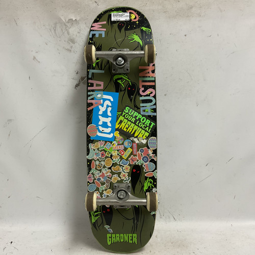 Vist Large View of Product Image Which is Used CREATURE GARDNER SKATEBOARD Complete Skateboard Green Regular