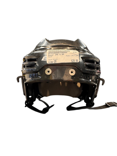 Vist Large View of Product Image Which is Used Bauer IMS 5.0M Hockey Helmet Only Black SM