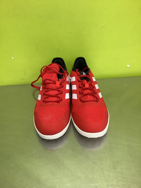 Vist Large View of Product Image Which is Used Adidas Soccer Turf Shoes Red Senior 10.5