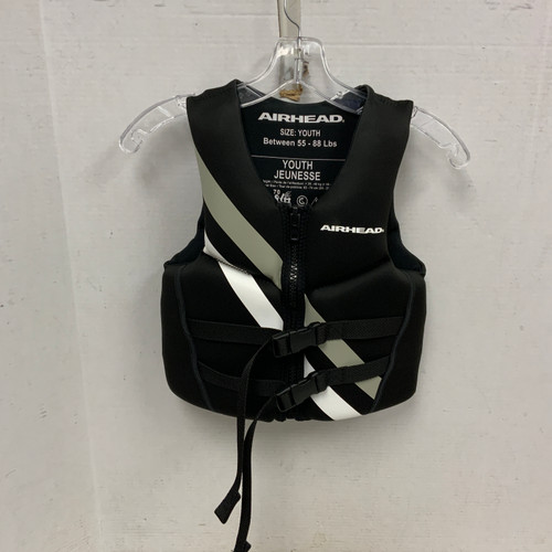 Vist Large View of Product Image Which is Used Airhead Youth PFD Black Youth 50-90