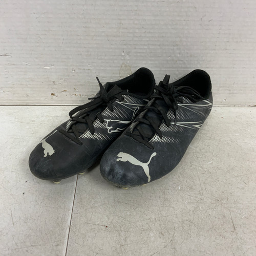 Vist Large View of Product Image Which is Used Puma Soccer Cleats Black Junior 04.5
