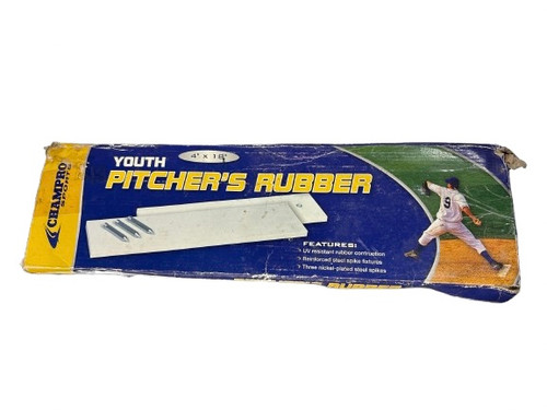 Vist Large View of Product Image Which is Used Champro PITCHERS RUBBER 4X18 Field Equipment
