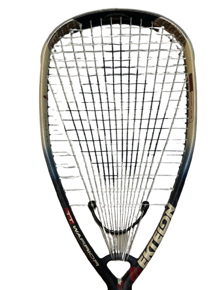 Vist Large View of Product Image Which is Used Ektelon EKTELON TTWARRIOR RACKET Adult Racquetball Racquet White/Black/Navy Unknown