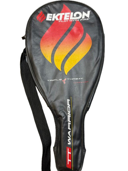 Vist Large View of Product Image Which is Used Ektelon EKTELON TTWARRIOR RACKET Adult Racquetball Racquet White/Black/Navy Unknown