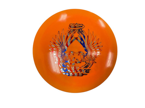Vist Large View of Product Image Which is Used Innova SHRYKE Disc Golf Driver Orange 174g