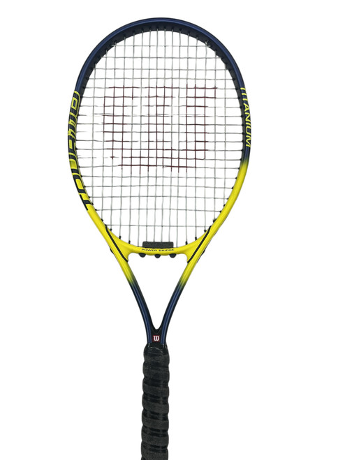 Vist Large View of Product Image Which is Used Wilson TOUR 110 Adult Tennis Racquet None 4 1/2"