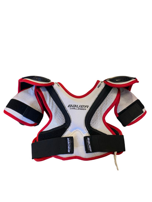 Vist Large View of Product Image Which is Used Bauer CHALLENGER Youth Shoulder Pads SM