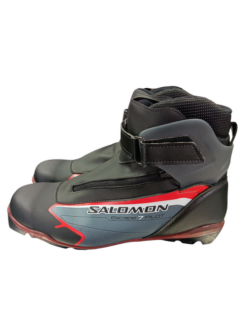 Used Salomon Mens SNS XC Ski Boots Black M 11-11.5 11732-S000327500 Vist Large View of Product Image Which is Used Salomon Mens SNS XC Ski Boots Black M 11-11.5