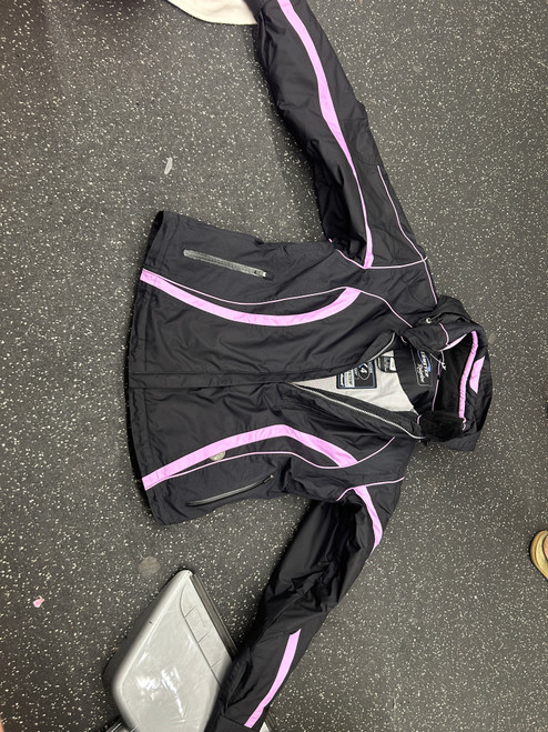 Vist Large View of Product Image Which is Used Obermeyer Outerwear Heavy Jacket W Black LG