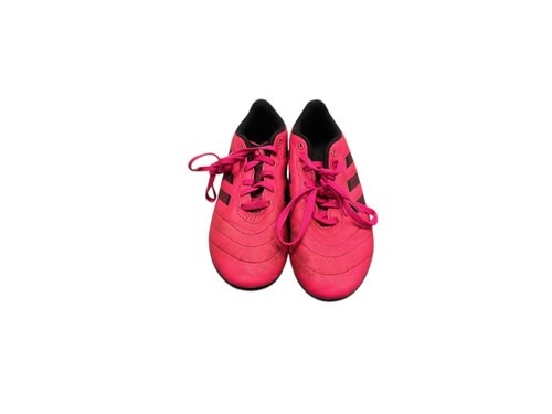 Vist Large View of Product Image Which is Used Adidas Soccer Cleats Pink Junior 03.5