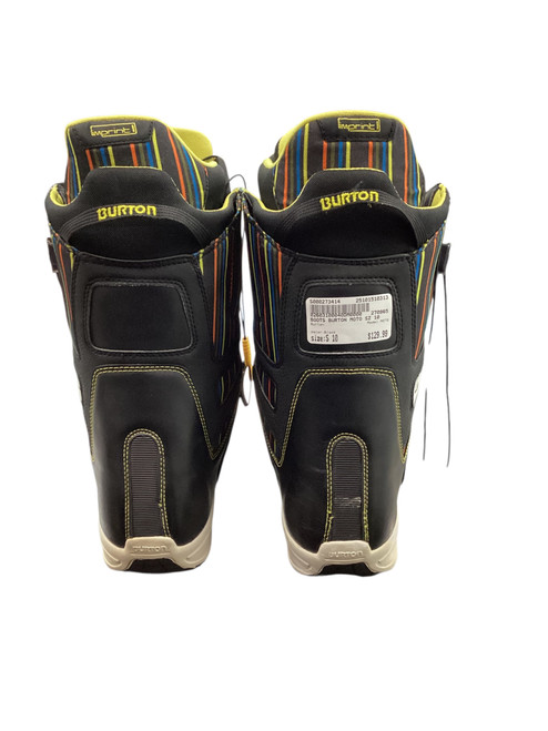 Used Burton MOTO Mens Snowboard Boots Black Senior 10 10313-S000273414 Vist Large View of Product Image Which is Used Burton MOTO Mens Snowboard Boots Black Senior 10