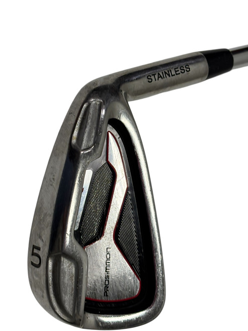 Vist Large View of Product Image Which is Used PRO SIMMON X9 Mens Individual Iron RH 5 Iron 38.75" w/ S-Flex Shaft