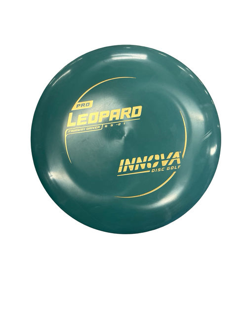 Vist Large View of Product Image Which is Used Innova LEOPARD Disc Golf Driver Green