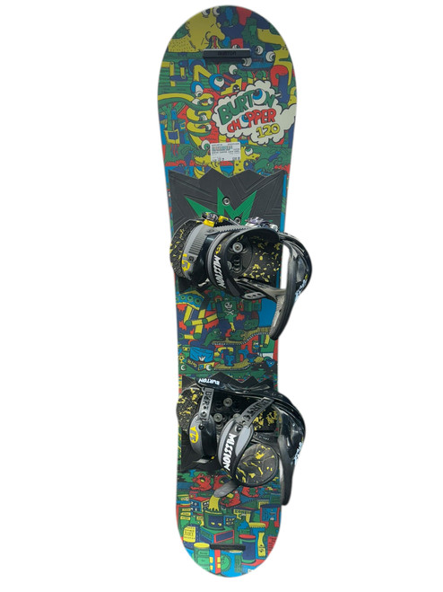 Vist Large View of Product Image Which is Used Burton CHOPPER Boys Board/Binding Black 120 cm