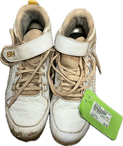 Vist Large View of Product Image Which is Used Under Armour BRYCE HARPER BB/SB Cleats White Senior 7.5