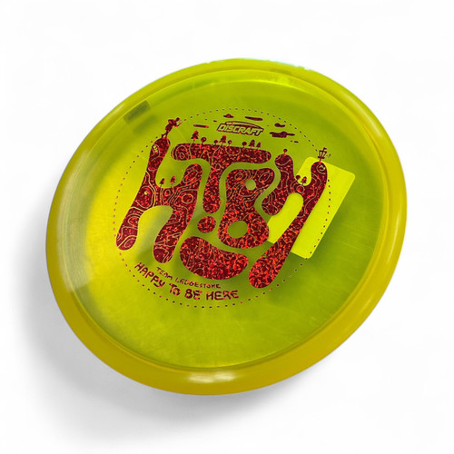 Vist Large View of Product Image Which is Used Discraft ZONE Disc Golf Mid Range Yellow