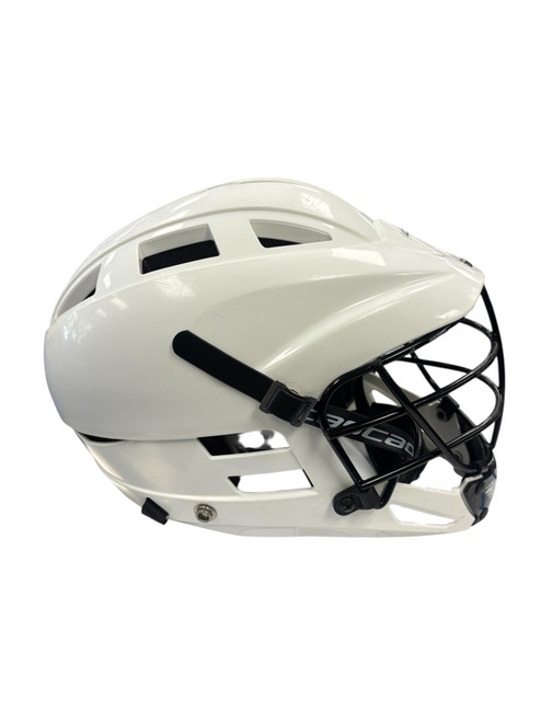 Vist Large View of Product Image Which is Used Cascade CS Lacrosse Helmet White SM