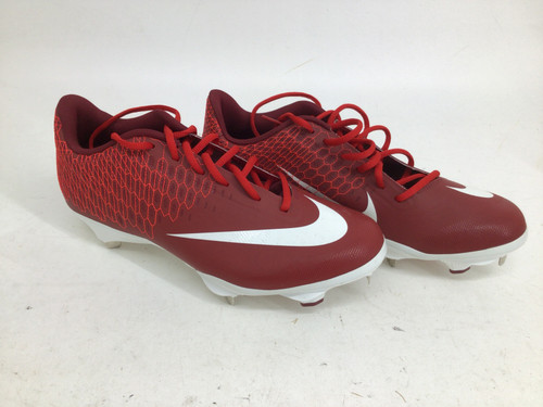 Vist Large View of Product Image Which is Used Nike VAPOR ULTRAFLY SR 10 METAL BB CLEATS BB/SB Cleats Red Senior 10