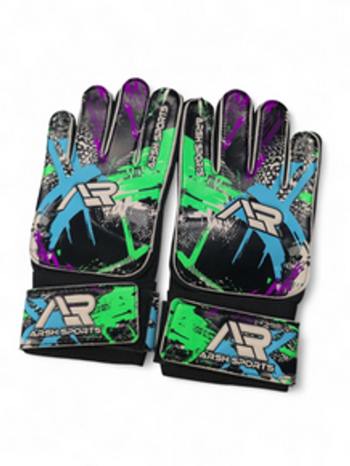 Vist Large View of Product Image Which is NEW ARSH SPORTS SOCCER GOALIE GLOVES Soccer Goalie Gloves Green 4