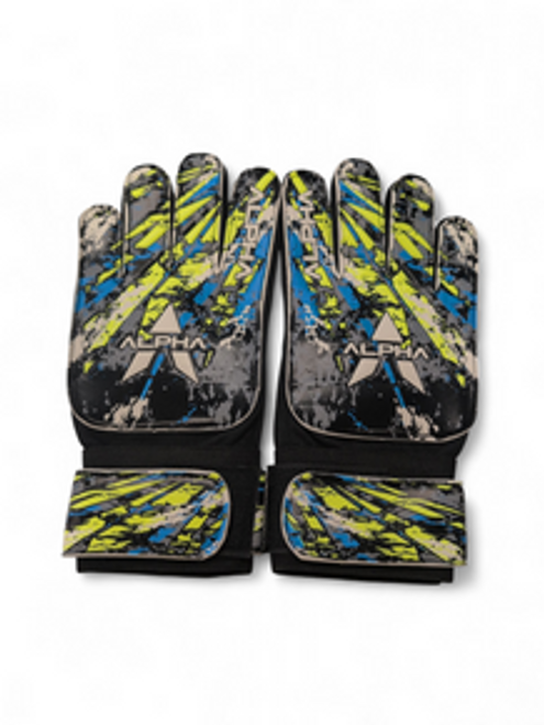Vist Large View of Product Image Which is NEW ALPHA SPORTS SOCCER GOALIE GLOVES Soccer Goalie Gloves Yellow 5
