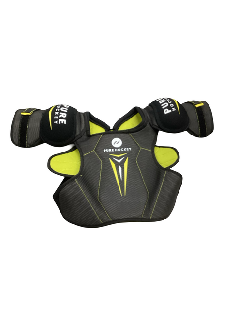 Vist Large View of Product Image Which is Used PURE HOCKEY Youth Shoulder Pads LG
