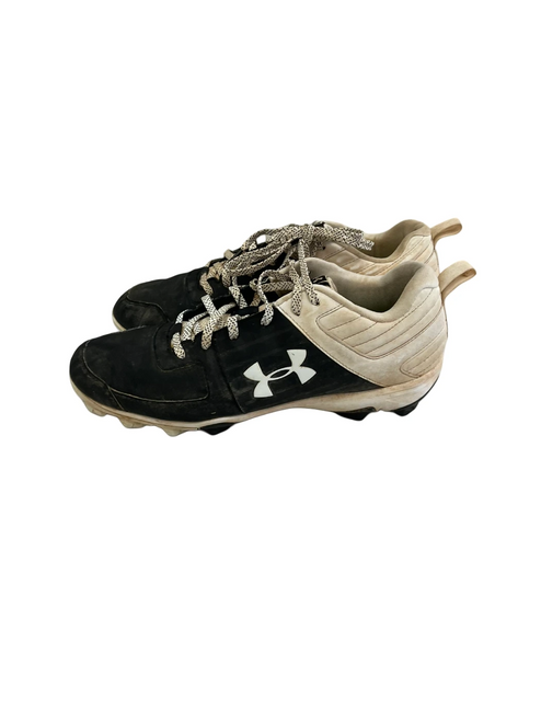 Vist Large View of Product Image Which is Used Under Armour Leadoff Low Mens 8 Black Baseball Cleats