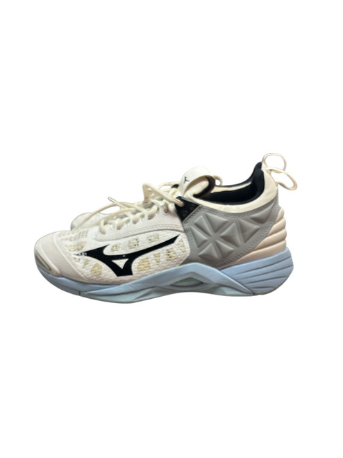 Vist Large View of Product Image Which is Used Mizuno VB Shoes Adult White Senior 10