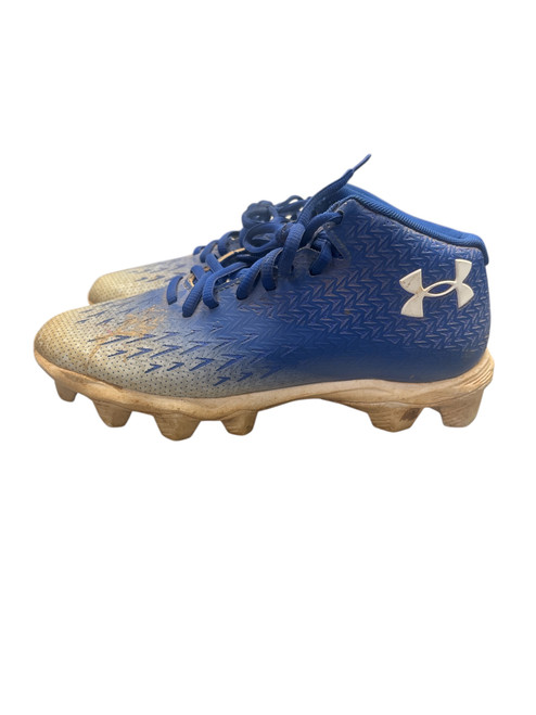 Used Under Armour BASEBALL CLEATS BB/SB Cleats Royal Blue Junior 04.5 11863-S000024416 Vist Large View of Product Image Which is Used Under Armour BASEBALL CLEATS BB/SB Cleats Royal Blue Junior 04.5