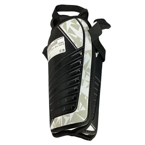 Vist Large View of Product Image Which is Used Franklin Soccer Shin Guards Youth Black MD