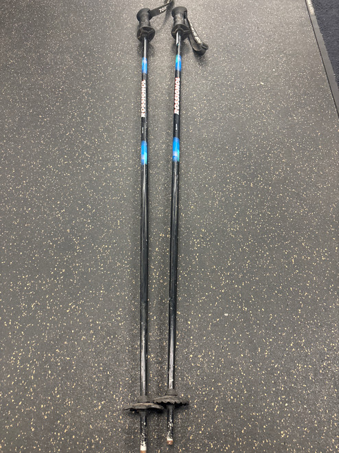 Vist Large View of Product Image Which is Used Rossignol POLE Mens DH Ski Pole Black 125 cm / 50 in