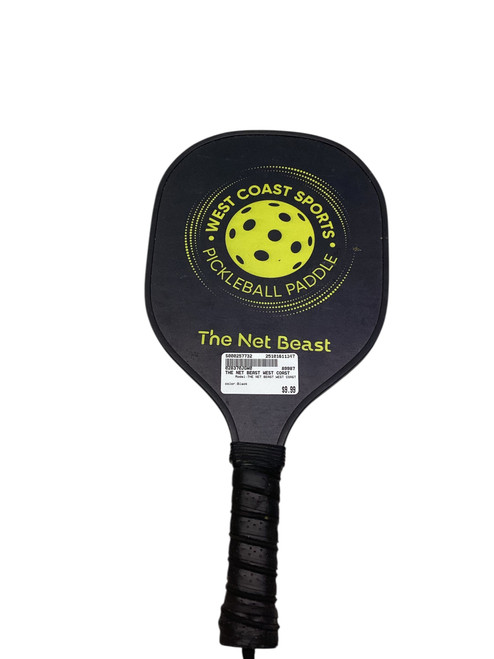 Vist Large View of Product Image Which is Used THE NET BEAST WEST COAST Pickleball Racquet Black
