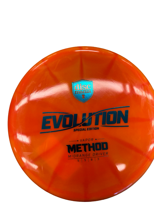 Vist Large View of Product Image Which is Used Discmania METHOD Disc Golf Mid Range Orange