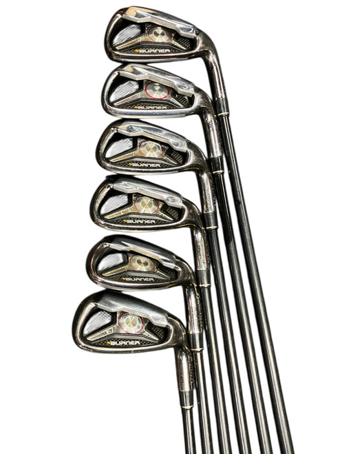 Used Taylormade BURNER 2009 Mens Iron Set RH 6I-SW 11511-S000181218 Vist Large View of Product Image Which is Used Taylormade BURNER 2009 Mens Iron Set RH 6I-SW