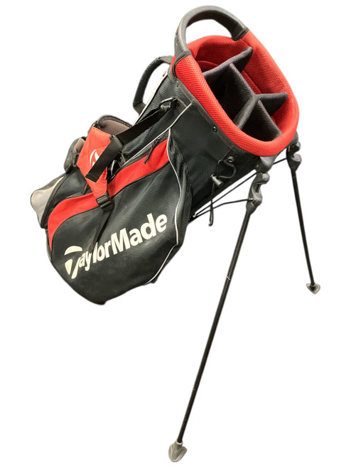 Vist Large View of Product Image Which is Used Taylormade STAND BAG Mens Stand Bag White/Black/Red