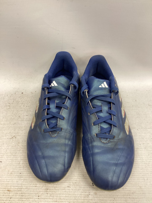 Vist Large View of Product Image Which is Used Adidas Soccer Cleats Navy Blue Junior 05