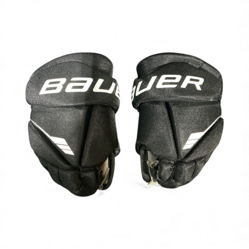 Vist Large View of Product Image Which is Used Bauer LIL SPORT Youth Gloves Black 8"