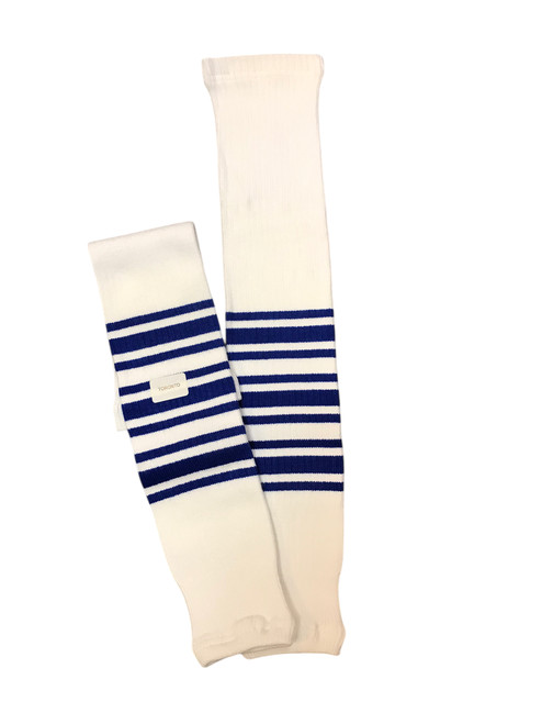 New TCK Hockey Socks INT Toronto Striped 11706-TWCRI850INTTOR2 Vist Large View of Product Image Which is New TCK Hockey Socks INT Toronto Striped