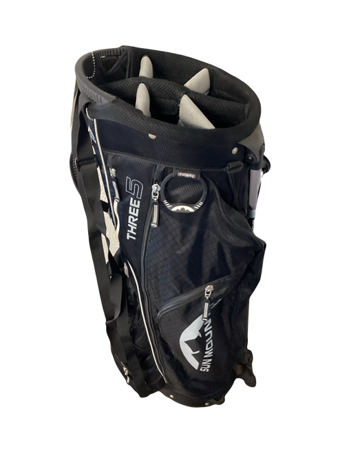 Vist Large View of Product Image Which is Used Sun Mtn THREE 5 Mens Stand Bag Black