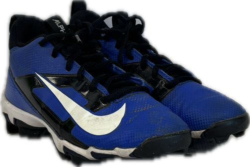 Vist Large View of Product Image Which is Used Nike FASTFLAX ALPHA Jr FB Cleats Royal Blue And Black Junior 04