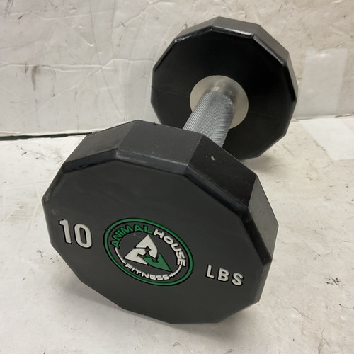 Vist Large View of Product Image Which is Used Animal House Fitness Dumbbell Black 10 lb