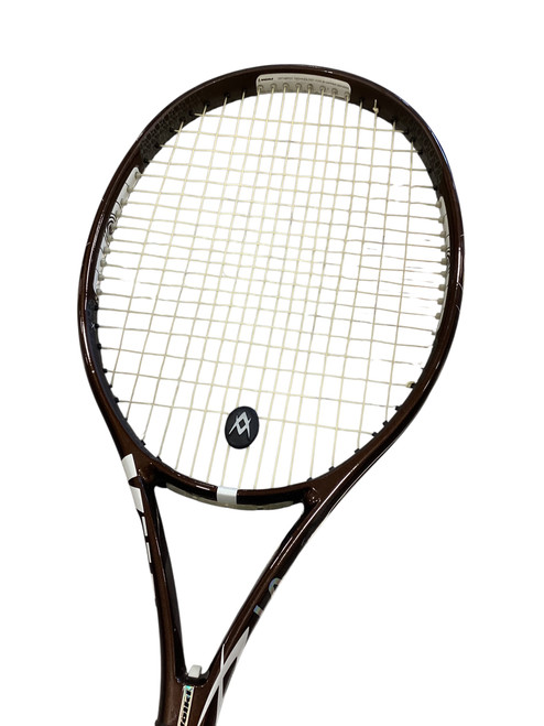 Vist Large View of Product Image Which is Used Volkl FEEL V1 OS Adult Tennis Racquet Navy Blue 4"
