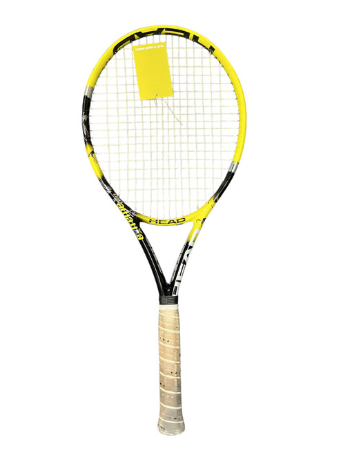 Vist Large View of Product Image Which is Used Head PRESTIGE Adult Tennis Racquet Yellow 4 1/4"