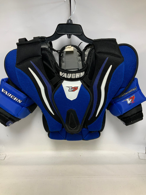 Vist Large View of Product Image Which is Used Vaughn VELOCITY V7 JR XR Junior Body Armor Royal Blue SM